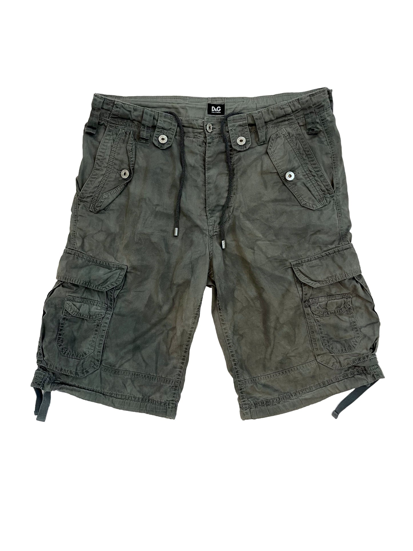 Dolce & Gabbana Baggy Cargo Over-dyed Shorts