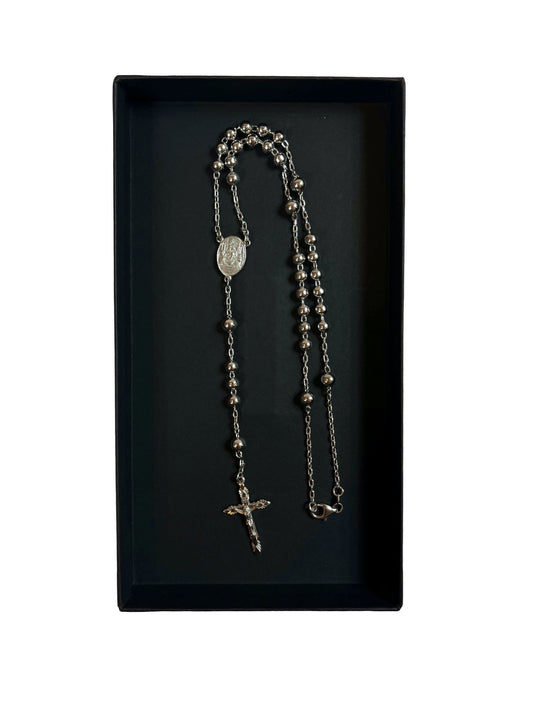 Dolce & Gabbana Rosary Silver Necklace