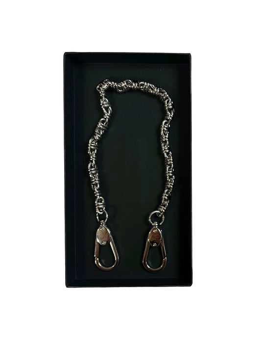 Dolce & Gabbana Silver Wallet Chain