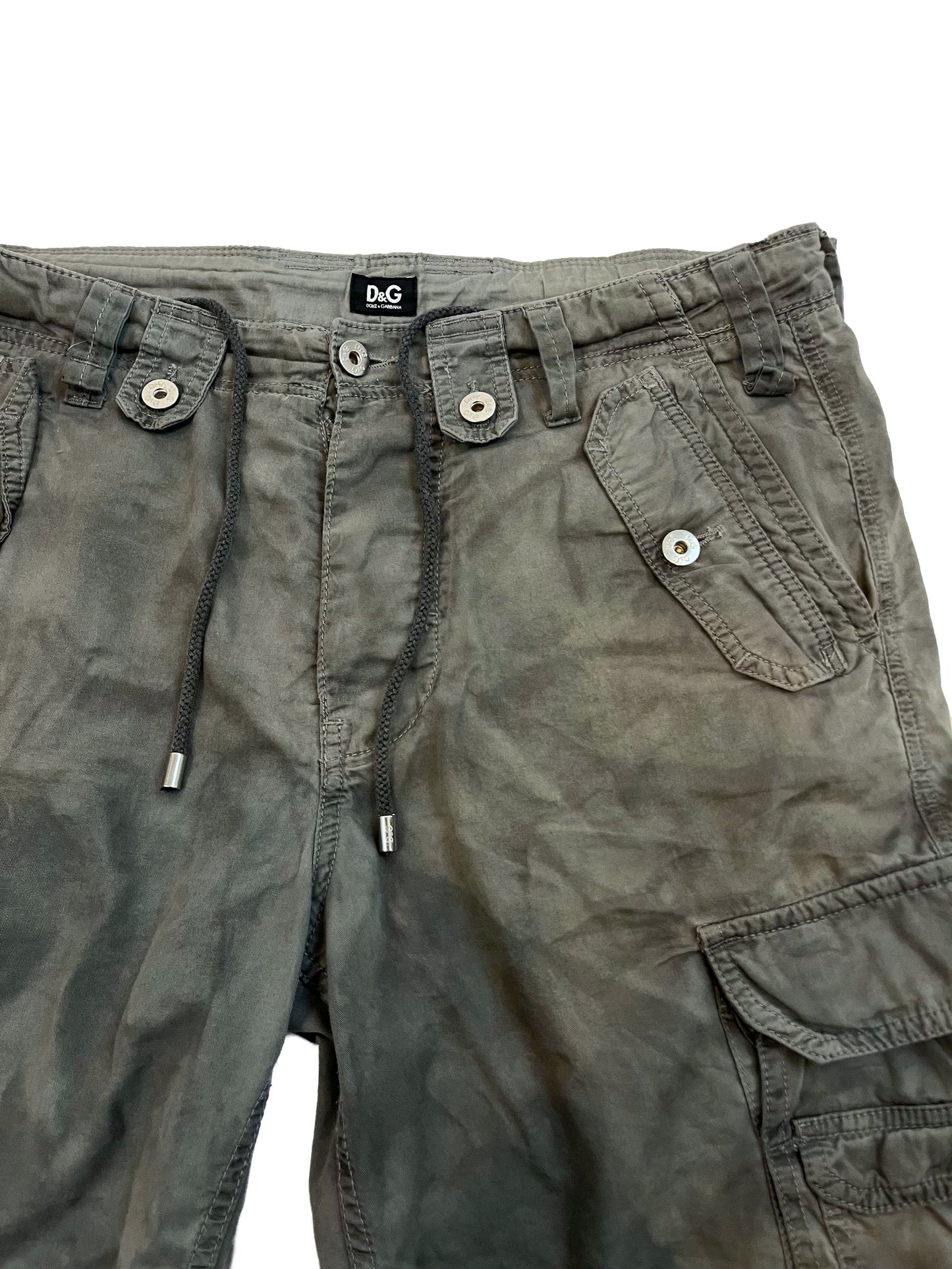 Dolce & Gabbana Baggy Cargo Over-dyed Shorts